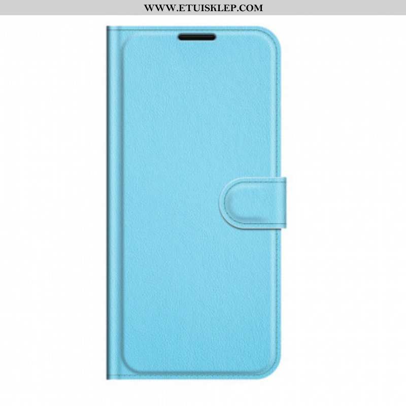 Etui Folio do Huawei P50 Pro Klasyczny Styl Skóry Liczi